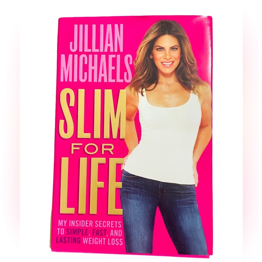 ⚠️4/$15⚠️Jillian Michaels Slim for Life weight loss book